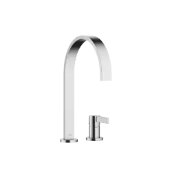 MEM Two-hole mixer with individual rosettes - Brushed Chrome - 32 815 682-93