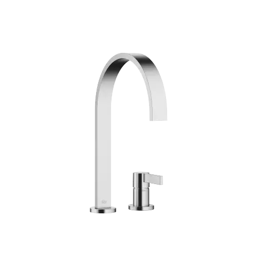MEM Two-hole mixer with individual rosettes - Brushed Chrome - 32 815 682-93