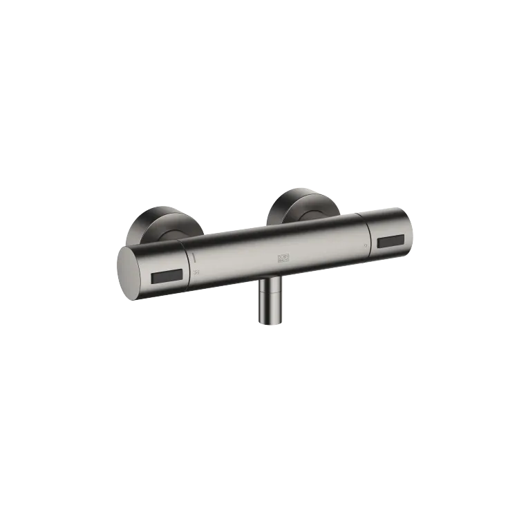 Shower thermostat for wall mounting - Brushed Dark Platinum - 34 442 979-99