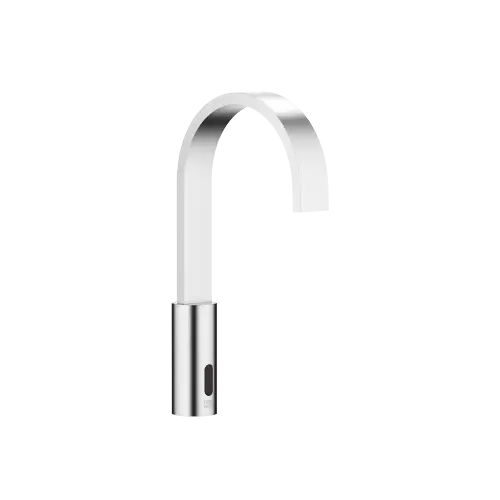 MEM Touchfree Robinetterie de lavabo avec fonction d’ouverture et de fermeture électronique sans garniture d’écoulement - Chrome brossé - 44 521 782-93