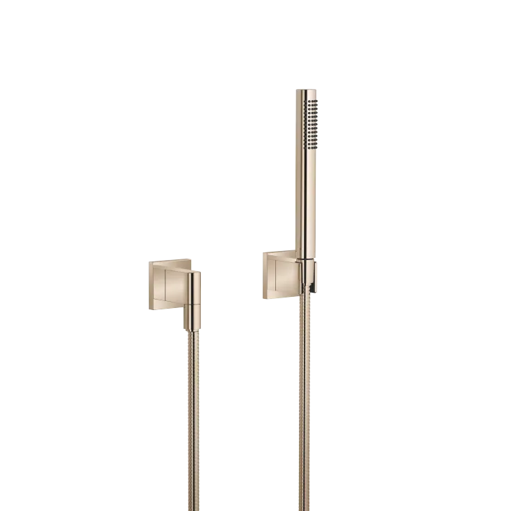 Hand shower set with individual rosettes - Light Gold - 27 811 980-26