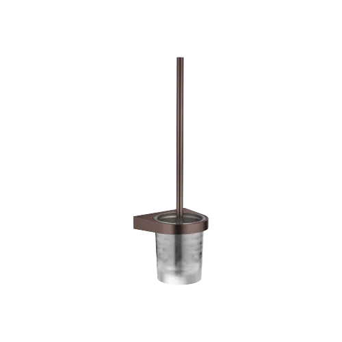 Toiletten-Bürstengarnitur , Wandmodell - Dark Bronze gebürstet (PVD) - 83 900 970-43