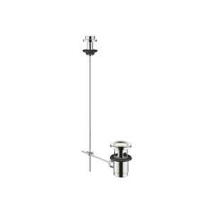 Basin Waste with knob for deck mounting 1 1/4" - Platinum - 10 200 970-08