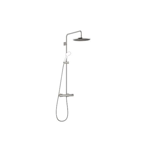 Showerpipe mit Brause-Thermostat ohne Handbrause 300 mm - Platin - 34 465 979-08