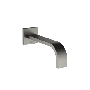 MEM Wall-mounted basin spout without pop-up waste - Brushed Dark Platinum - 13 800 782-99