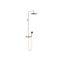 TARA Showerpipe 300 mm - Champagne (22kt Gold) - Set containing 2 articles