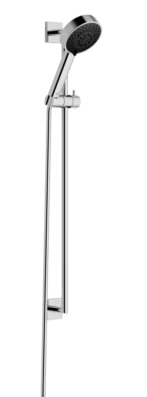 Shower set - Dark Chrome - Set containing 2 articles