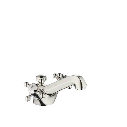 MADISON Single-hole basin mixer with pop-up waste - Platinum - 22 500 360-08