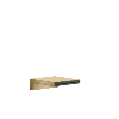 Bath cascade spout for wall mounting - Brushed Dark Brass (PVD) - 13 430 740-39