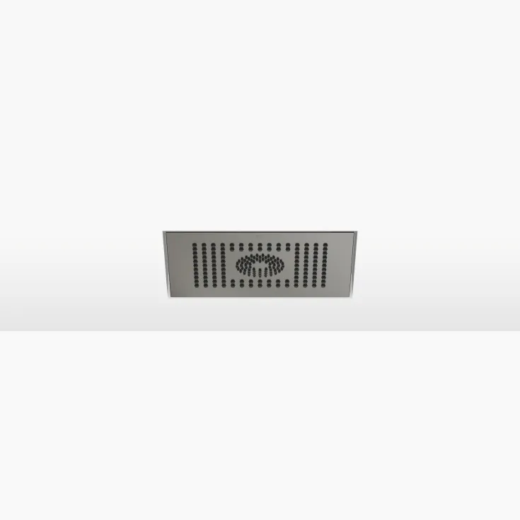 Rain shower for recessed ceiling installation 300 x 240 mm - Brushed Dark Platinum - 28 043 980-99 0010