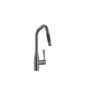 SYNC Single-lever mixer Pull-down with spray function - Brushed Dark Platinum - 33 875 895-99
