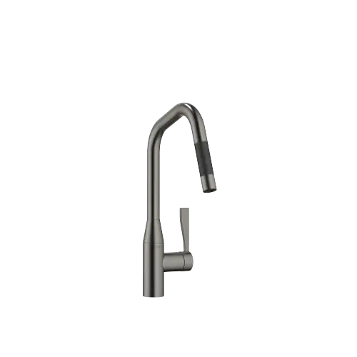 SYNC Single-lever mixer Pull-down with spray function - Brushed Dark Platinum - 33 875 895-99