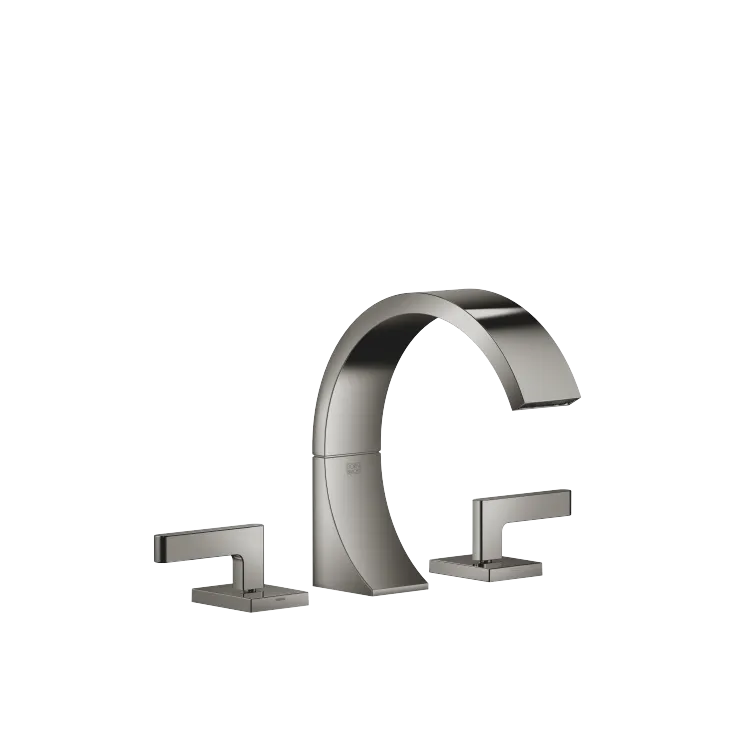 CYO Three-hole basin mixer with pop-up waste - Dark Chrome - 20 713 821-19 0010