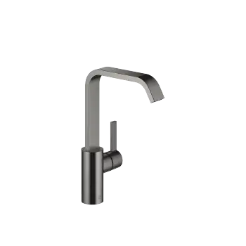 IMO Miscelatore monocomando lavabo con bocca alta senza piletta - Dark Platinum spazzolato - 33 526 671-99