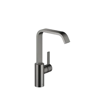 IMO Monomando de lavabo con caño alto sin válvula - Dark Platinum cepillado - 33 526 671-99