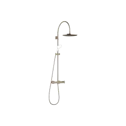 VAIA Showerpipe with shower thermostat without hand shower 300 mm - Champagne (22kt Gold) - 34 465 809-47
