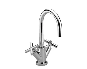 TARA Single-hole lavatory mixer with drain - Brushed Dark Bronze (PVD) - 22 512 892-43 0010