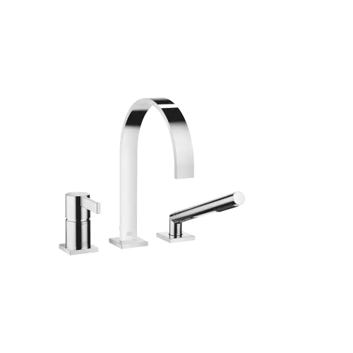 MEM Three-hole single-lever bath mixer for bath rim or tile edge installation - Chrome - 27 412 782-00 0050