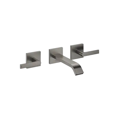 IMO Wall-mounted basin mixer without pop-up waste - Brushed Dark Platinum - 36 712 671-99 0010