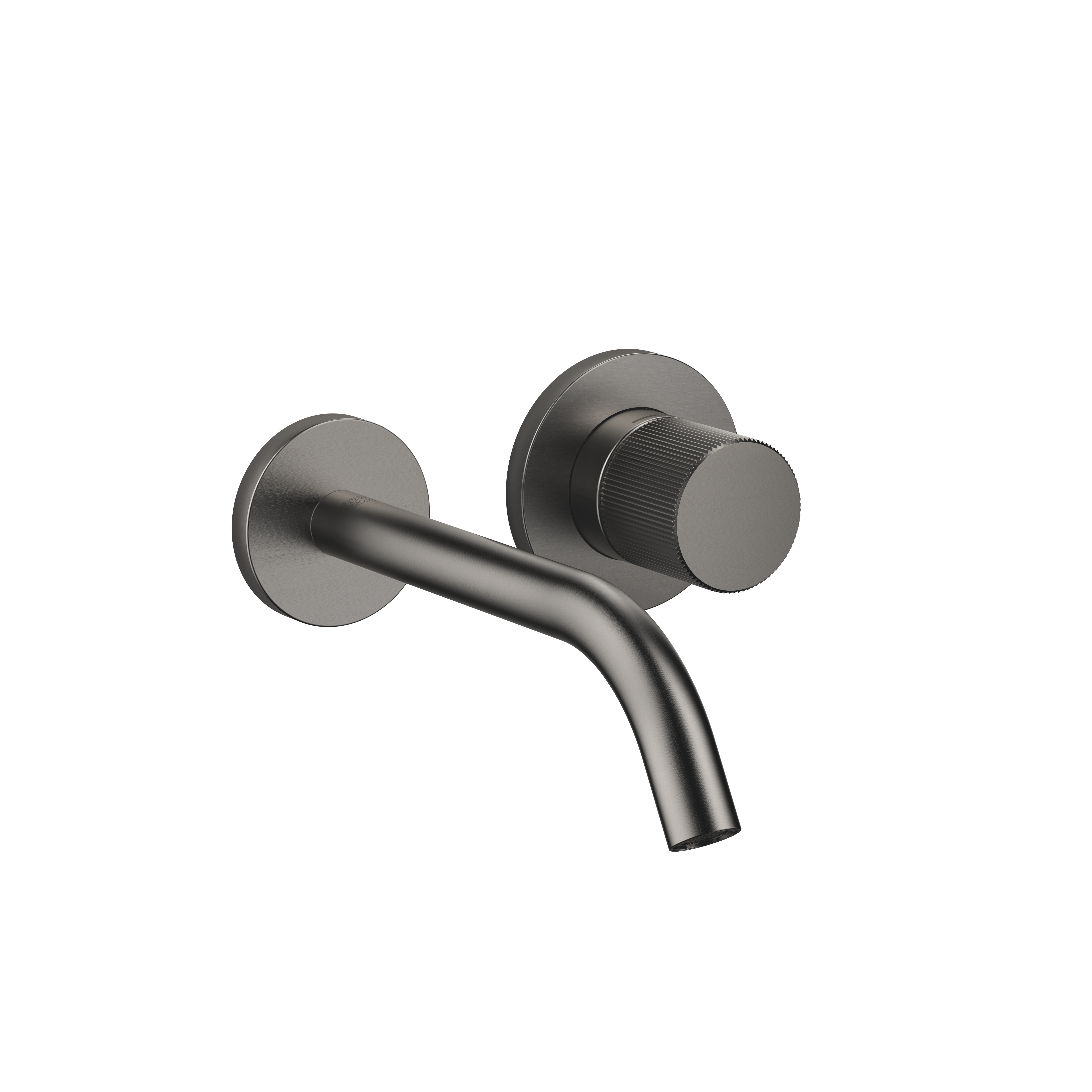 META Brushed Dark Platinum : META PURE Wall-mounted single-lever basin ...
