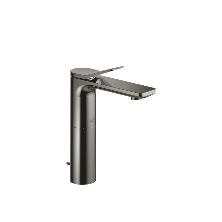 LISSÉ Dark Chrome Washbasin faucets: Single-lever lavatory mixer with ...