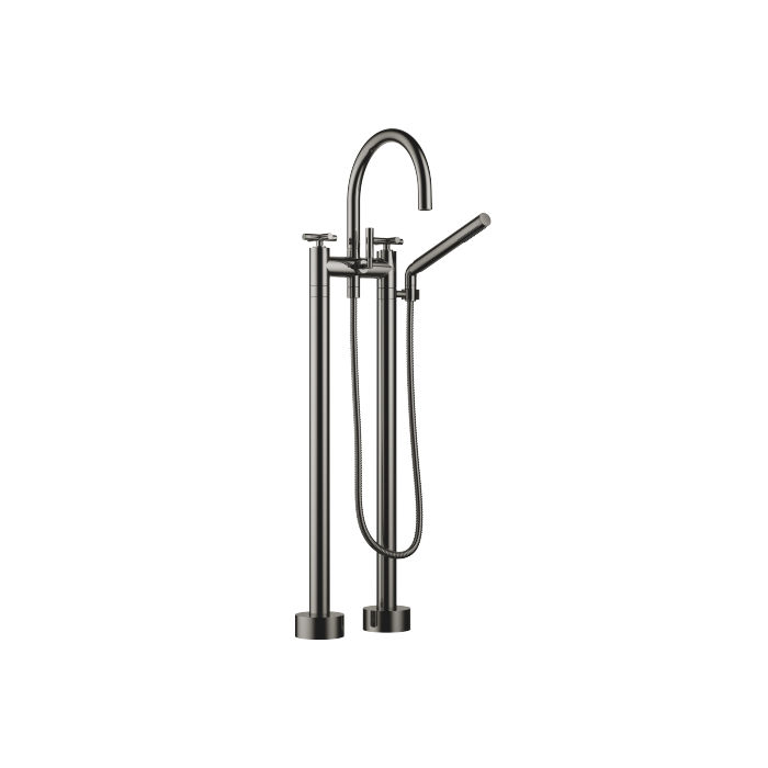 IMO Chrome : Three-hole single-lever bath mixer for bath rim
