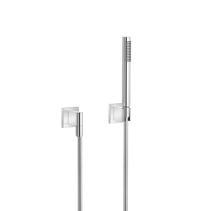 Hand shower set with individual rosettes - Chrome - 27 808 980-00