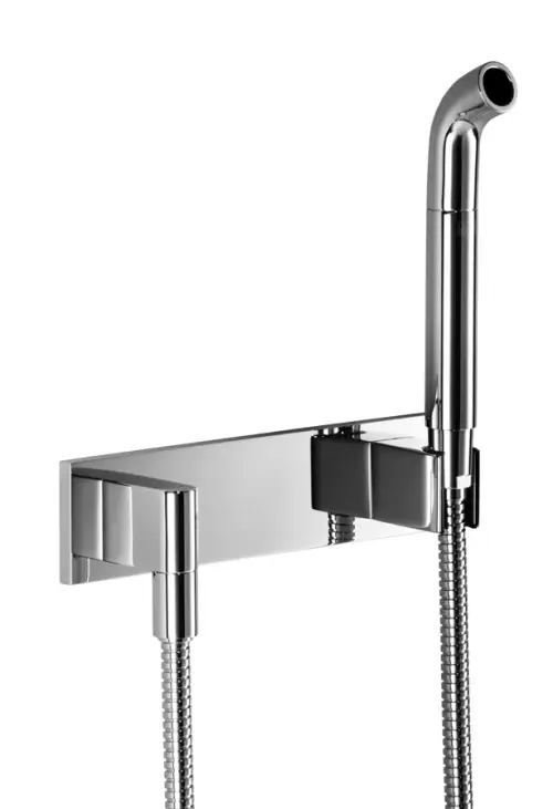 Affusion pipe with cover plate - Brushed Light Gold (PVD) - 27 838 979-27