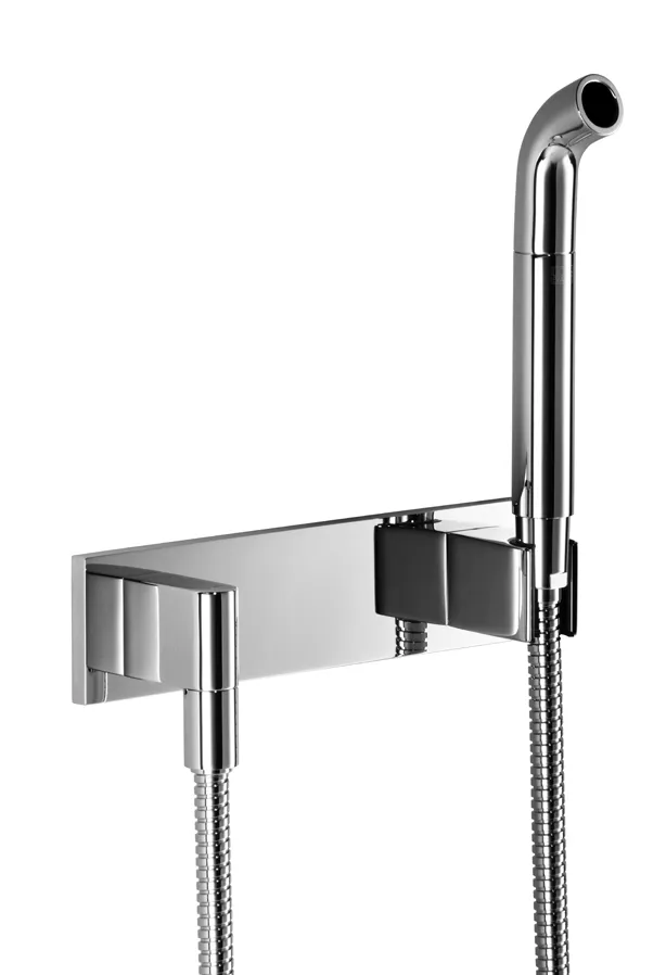 Affusion pipe with cover plate - Brushed Light Gold - 27 838 979-27
