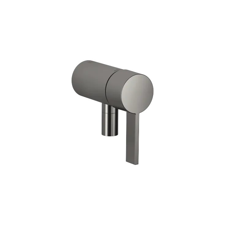 Concealed single-lever mixer with integrated shower connection - Brushed Dark Platinum - 36 050 970-99