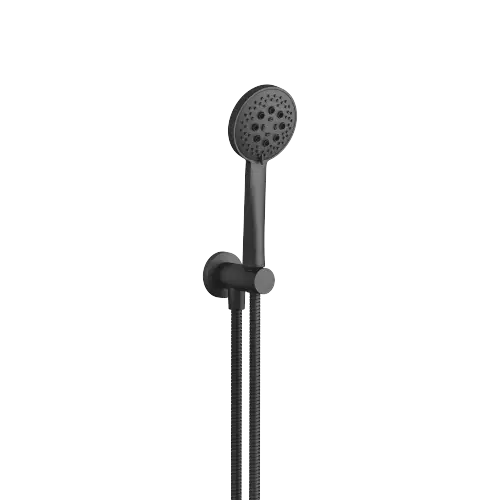 Hand shower set with integrated wall bracket - Matte Black - 27 813 660-33 0010
