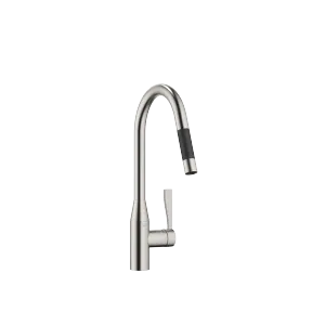 SYNC Single-lever mixer Pull-down with spray function - Brushed Platinum - 33 870 895-06