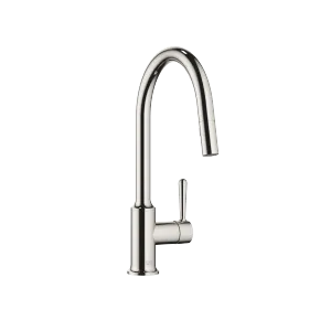 VAIA Single-lever mixer Pull-down with spray function - Platinum - 33 870 809-08