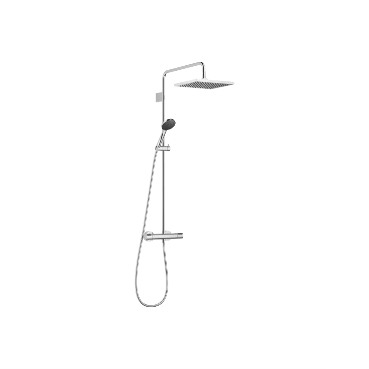 Showerpipe mit Brause-Thermostat mit Handbrausegarnitur - Set aus 2 Artikeln