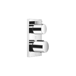 Concealed thermostat with three function volume control - Chrome - 36 427 670-00