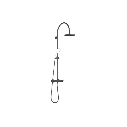 TARA Showerpipe with shower thermostat without hand shower 220 mm - Matte Black - 34 458 892-33 0050
