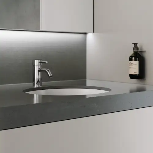 META Single-lever basin mixer with pop-up waste - Chrome - 33 501 660-00
