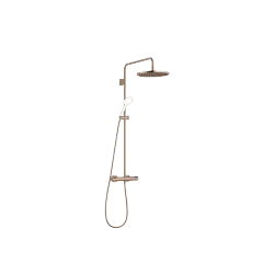 Showerpipe with shower thermostat without hand shower 300 mm - Brushed Bronze (PVD) - 34 465 979-42 0050