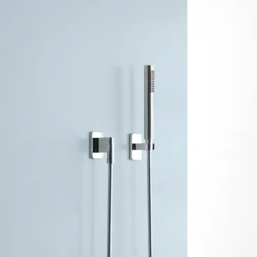 LULU Hand shower set with individual rosettes - Chrome - 27 808 710-00