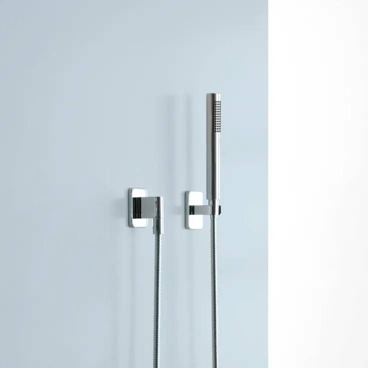 LULU Hand shower set with individual rosettes - Chrome - 27 808 710-00