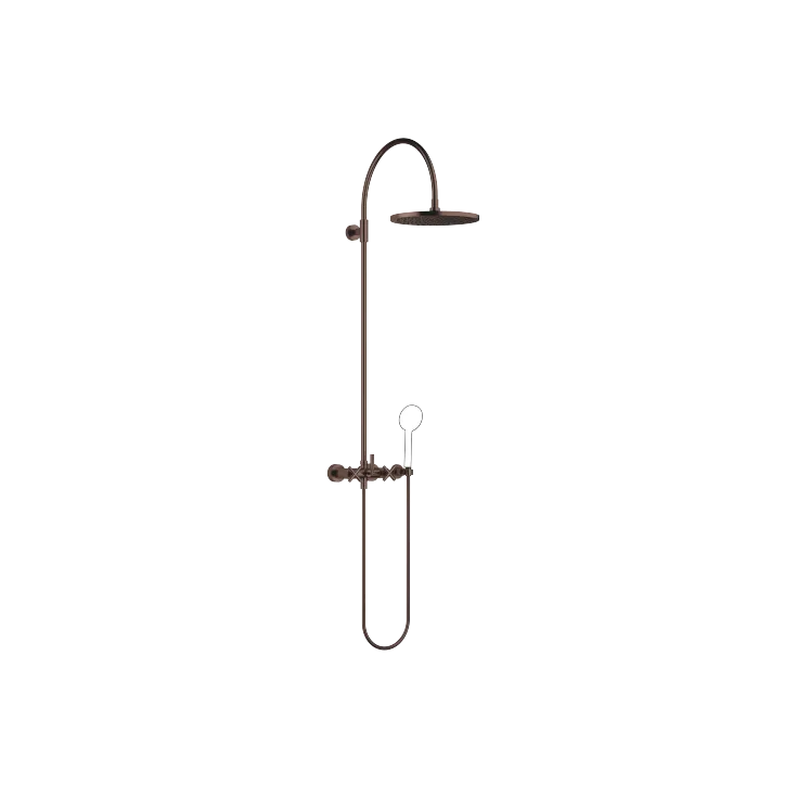 TARA Showerpipe with shower mixer 300 mm - Brushed Dark Bronze (PVD) - 26 622 892-43