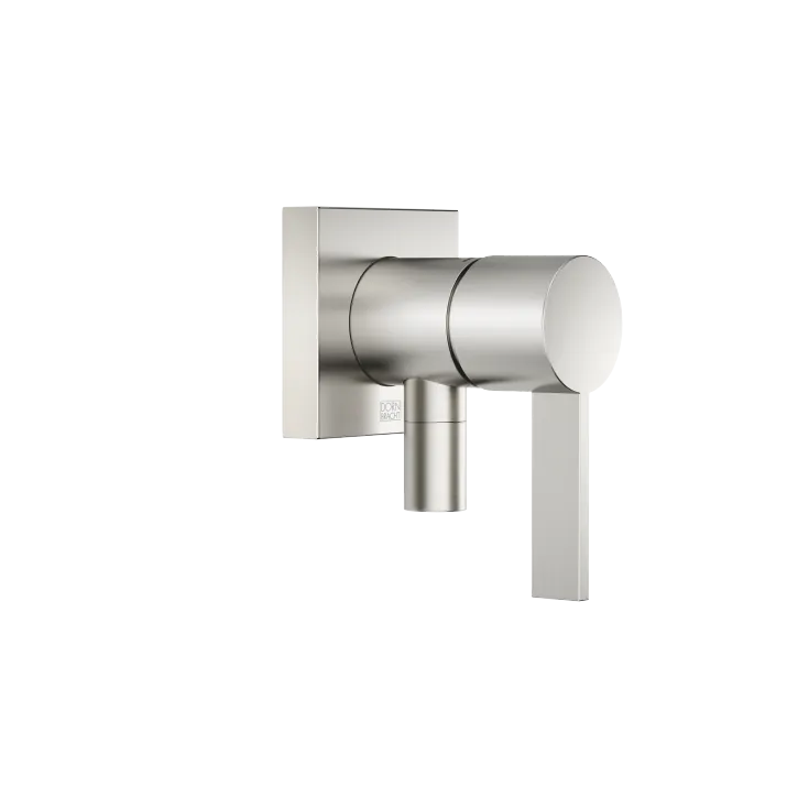 Concealed single-lever mixer with cover plate with integrated shower connection - Brushed Platinum - 36 046 970-06