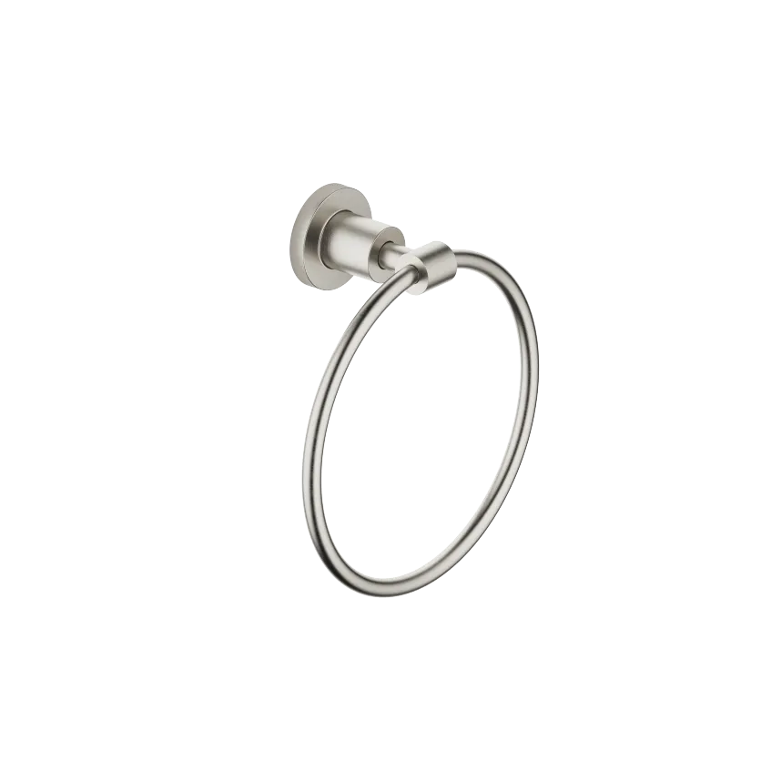 TARA Brushed Platinum Accessories Towel ring round