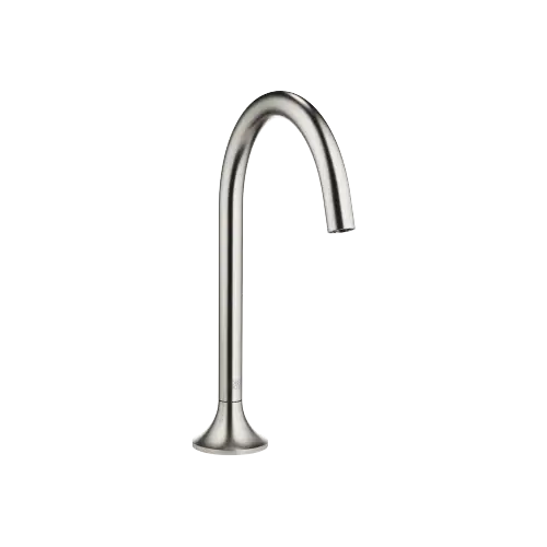 VAIA Deck-mounted basin spout without pop-up waste - Brushed Platinum - 13 716 809-06