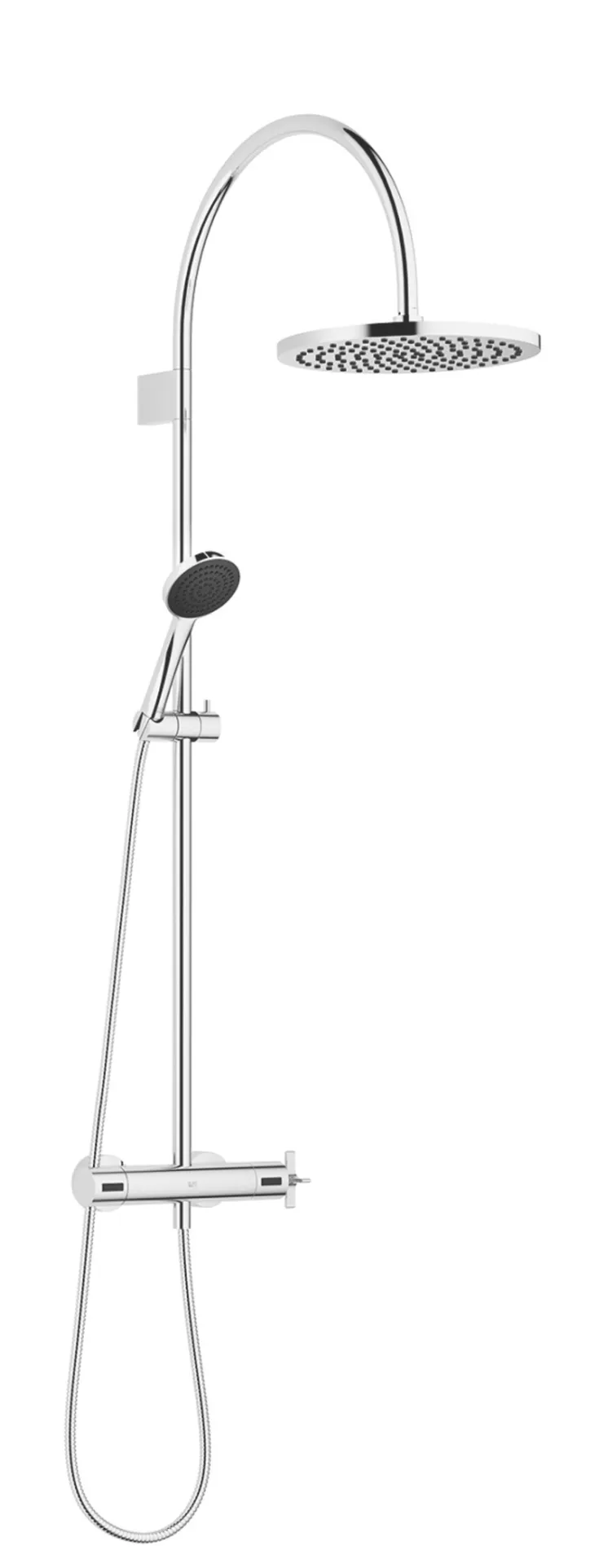 VAIA Shower pipe - Brushed Bronze - Set containing 2 articles