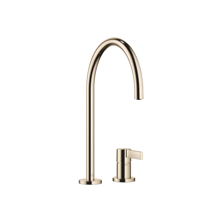 TARA ULTRA Two-hole mixer with individual rosettes - Champagne (22kt Gold) - 32 815 875-47