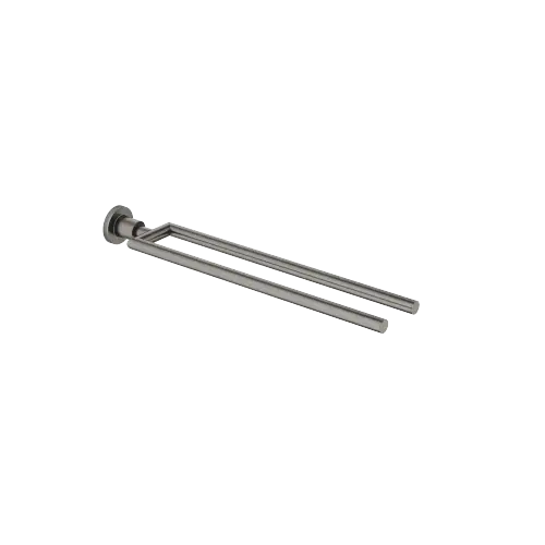 TARA Towel bar in two parts non-swivel - Brushed Dark Platinum - 83 210 892-99
