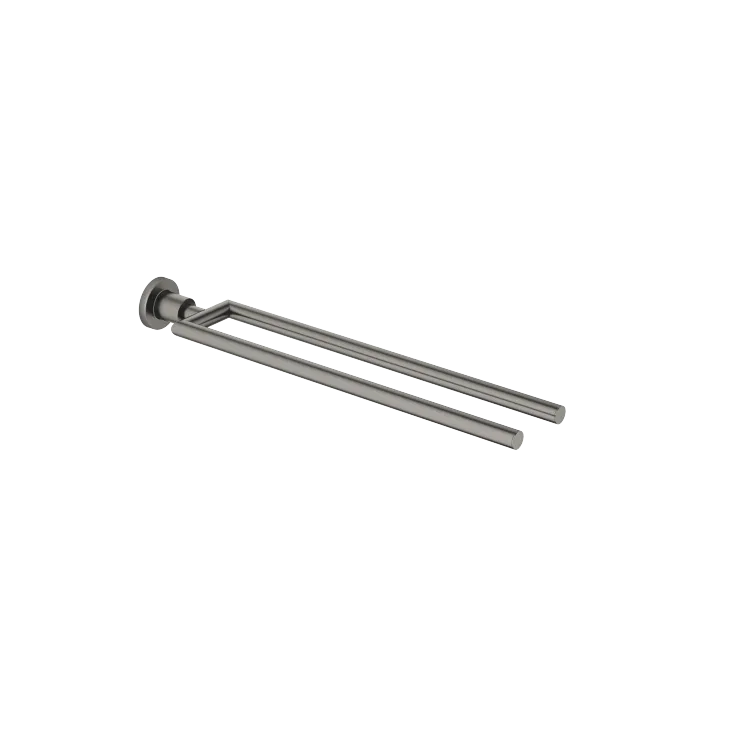TARA Towel bar in two parts non-swivel - Brushed Dark Platinum - 83 210 892-99