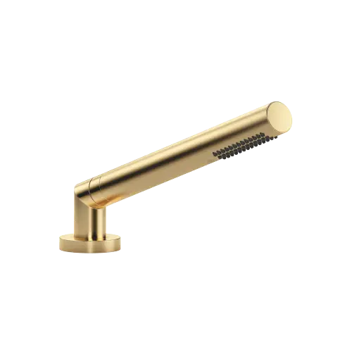 Hand shower set for bath rim or tile edge installation - Brushed Durabrass (23kt Gold) - 27 702 979-28