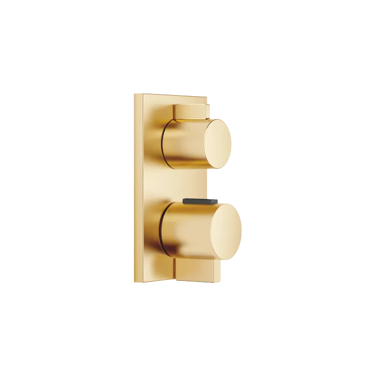 Concealed thermostat with one-way diverter - Brushed Gold (PVD) - 36 425 670-37 0010